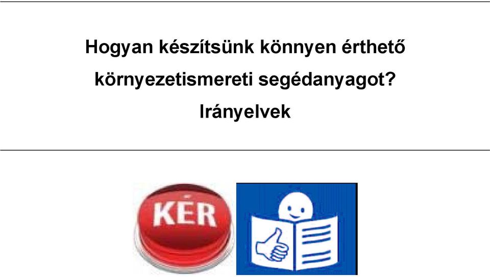 környezetismereti