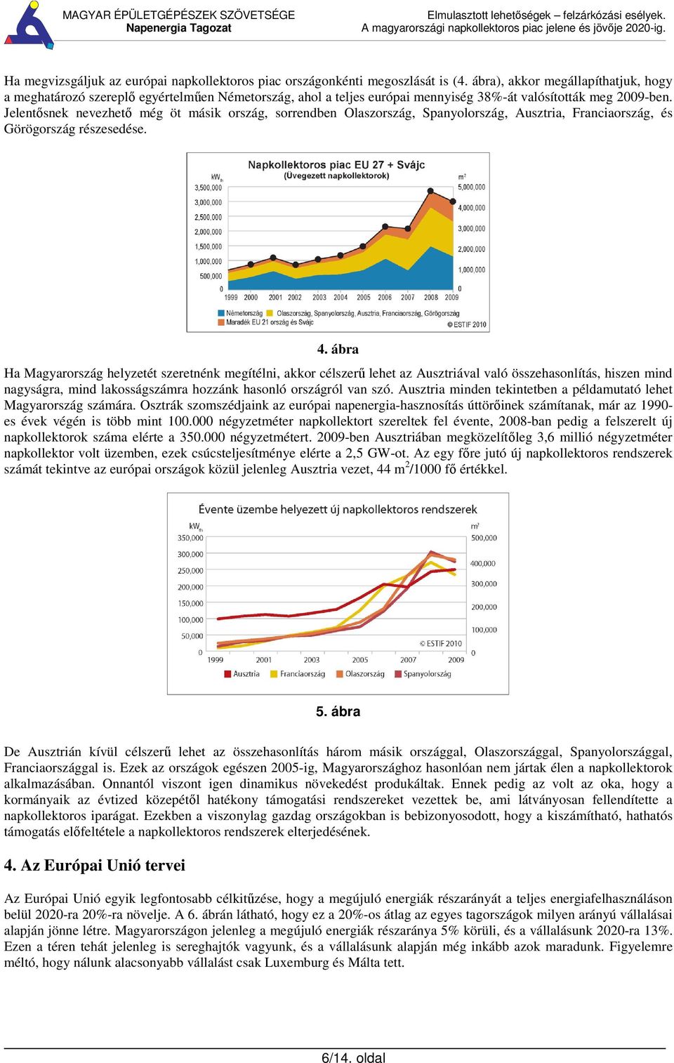 Jelentősnek nevezhető még öt másik ország, sorrendben Olaszország, Spanyolország, Ausztria, Franciaország, és Görögország részesedése. 4.