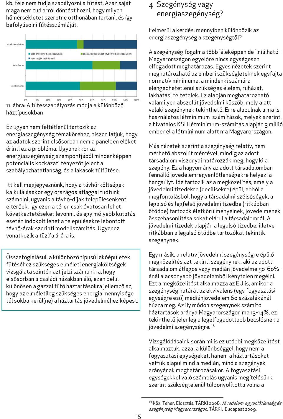 10% 20% 30% 40% 50% 60% 70% 80% 90% 100% cc Energiaklub 11. ábra: A fűtésszabályozás módja a különböző Az adatok közlésére a "Nevezd meg! Ne add el! Ne változtasd!" licenc érvényes.