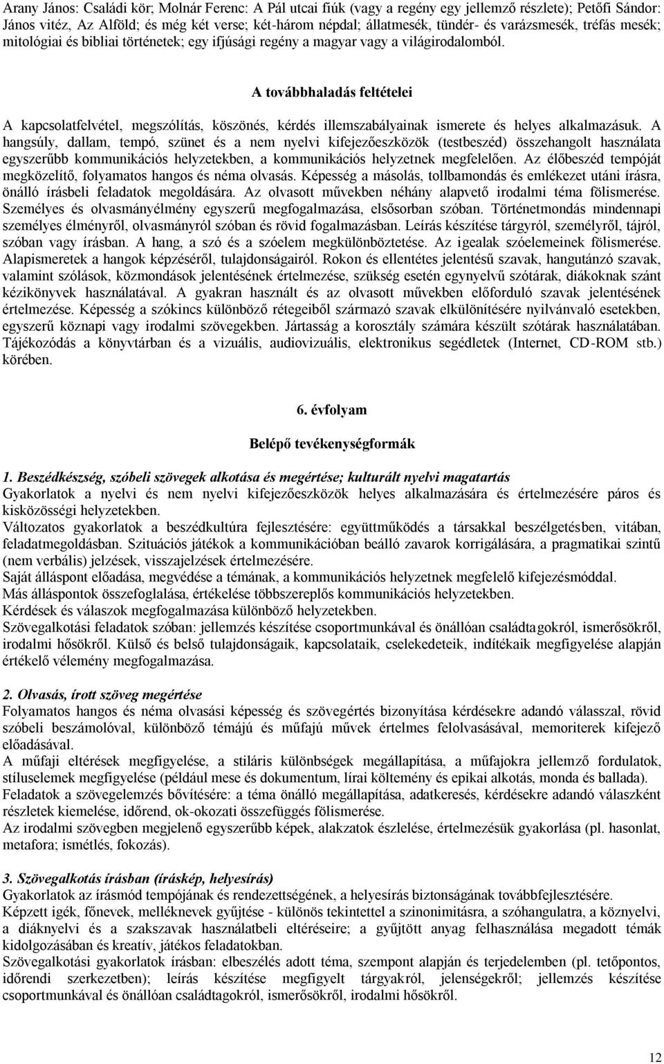 A továbbhaladás feltételei A kapcsolatfelvétel, megszólítás, köszönés, kérdés illemszabályainak ismerete és helyes alkalmazásuk.