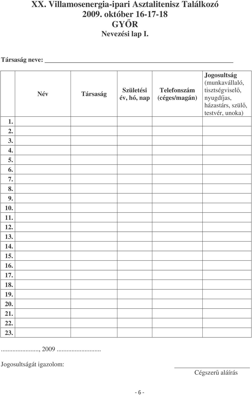 (munkavállaló, tisztségvisel, nyugdíjas, házastárs, szül, testvér, unoka) 1. 2. 3. 4. 5. 6. 7. 8.