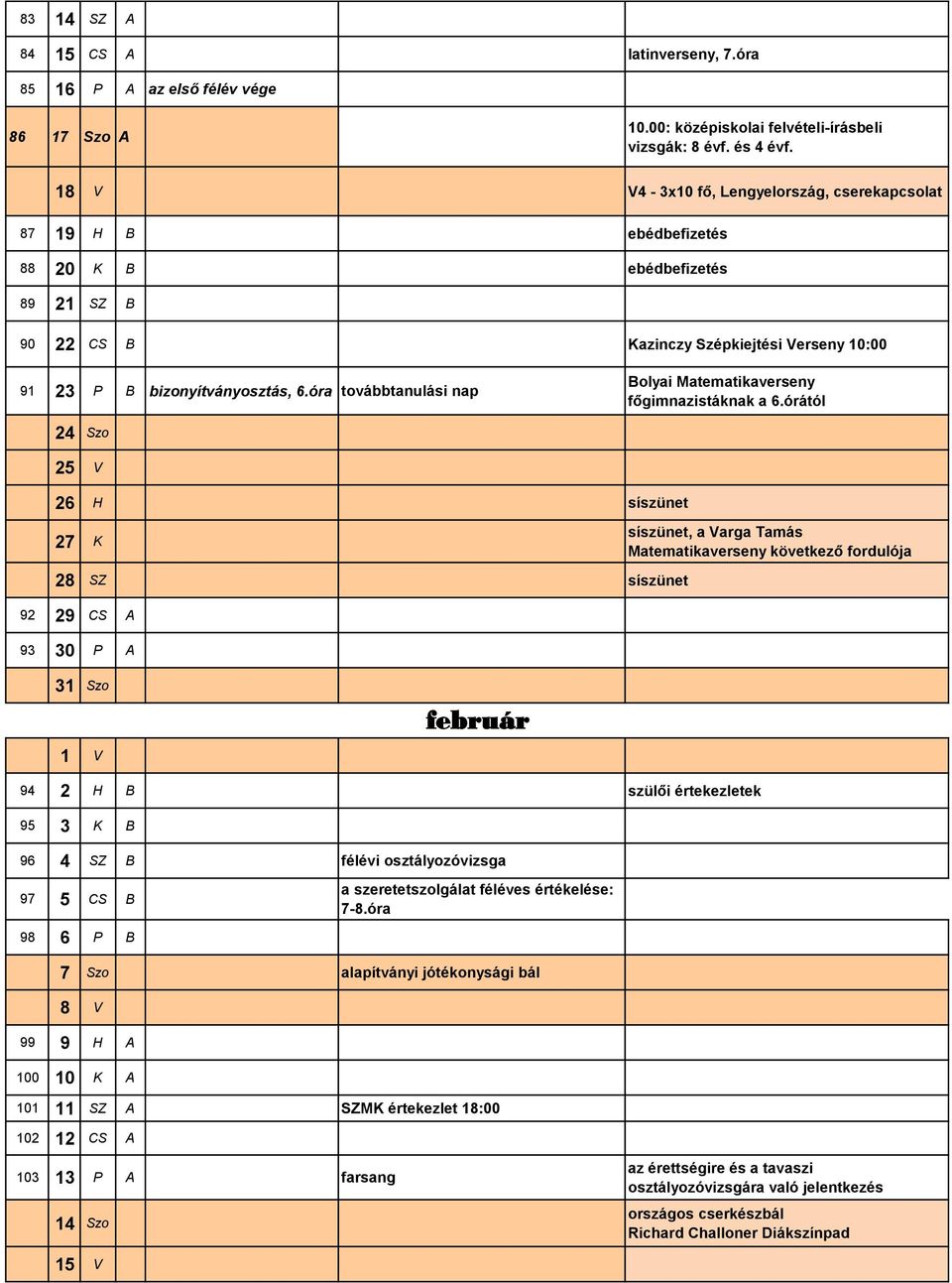 óra továbbtanulási nap Bolyai Matematikaverseny főgimnazistáknak a 6.