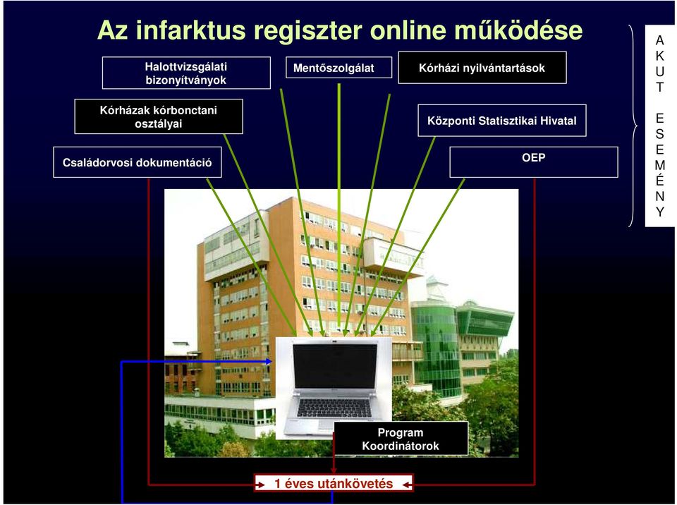 Kórházak kórbonctani osztályai Családorvosi dokumentáció Központi