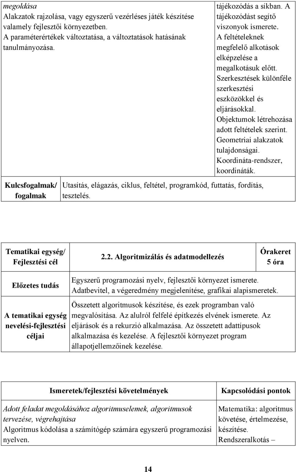 Szerkesztések különféle szerkesztési eszközökkel és eljárásokkal. Objektumok létrehozása adott feltételek szerint. Geometriai alakzatok tulajdonságai. Koordináta-rendszer, koordináták.