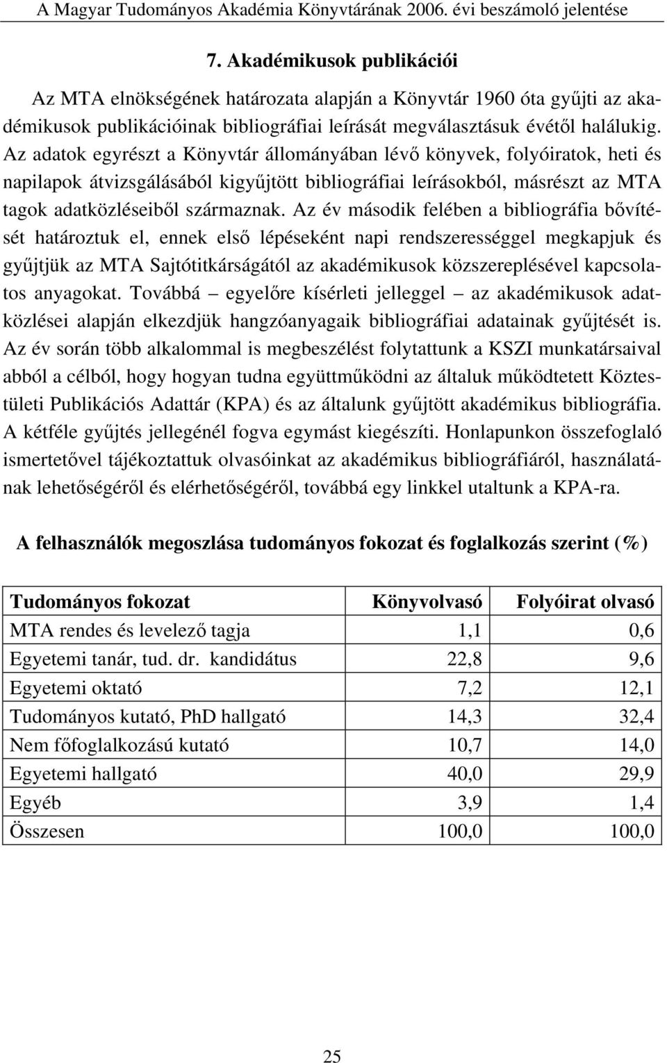 Az év második felében a bibliográfia bővítését határoztuk el, ennek első lépéseként napi rendszerességgel megkapjuk és gyűjtjük az MTA Sajtótitkárságától az akadémikusok közszereplésével kapcsolatos