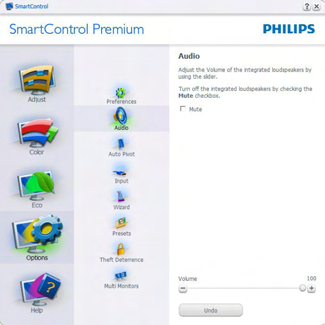 3. Képoptimalizálás SmartControl Premium elemet a jobb kattintásra megjelenő, helyi menüből. Az Enable Task Tray menu (Tálcamenü engedélyezve) ikon alapértelmezésképpen (Be) értékre van állítva.