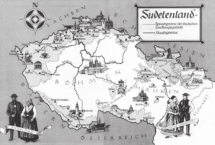 Az észt kisebbségi törvény (1925) A szudétanémetek földje korabeli rajzos térkép követi, 6,5 millióval 11 országban, majd az ukránok 4,4 millióval.