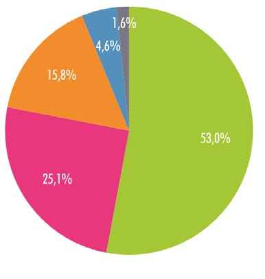 2.2. ábra. Az egyedülállók száma főbb korcsoportok szerint Négy évtizeddel ezelőtt minden hatodik, 2011-ben már minden harmadik háztartásban egy személy élt.