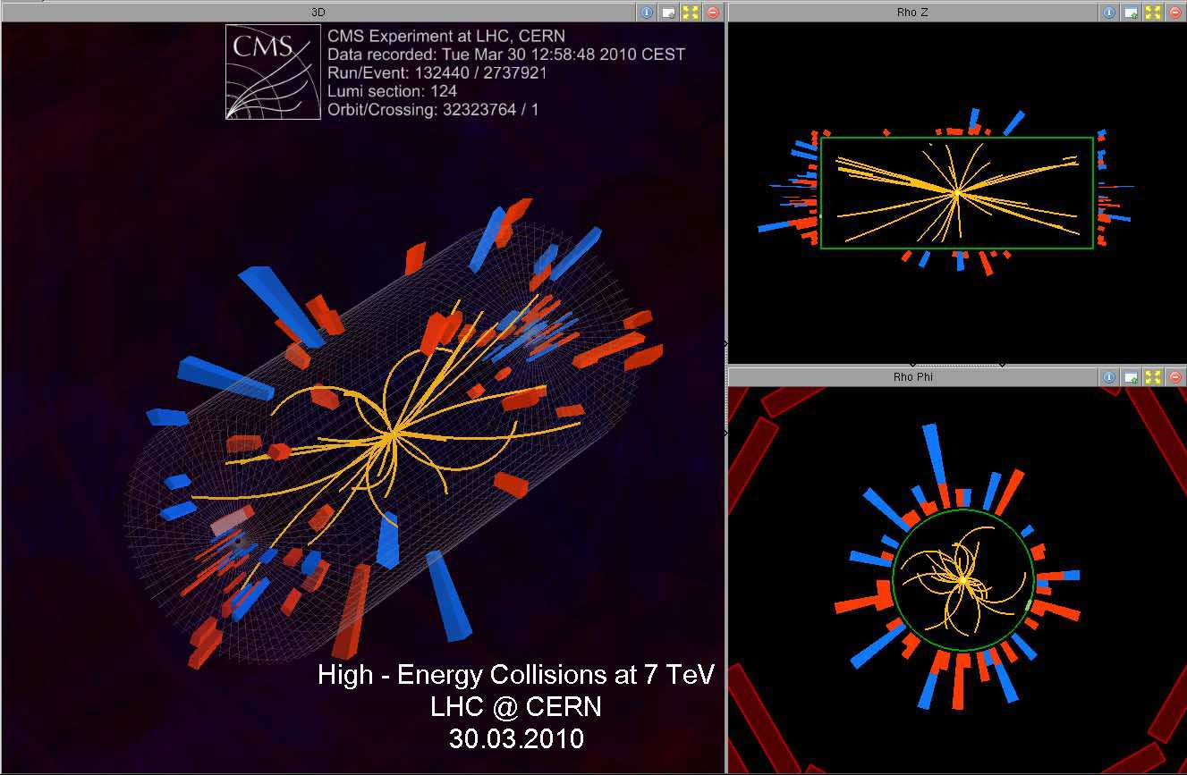 Többkvarkos CMS-esemény 7 TeV-nél Horváth Dezső: Az LHC első