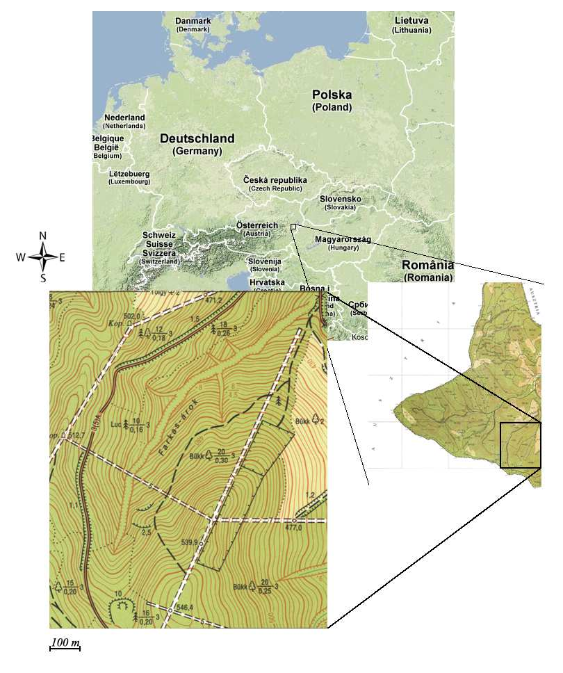 8. ábra: Vizsgálati terület (Farkas-árok) * * EOTR 1:10000 méretarányú topográfiai térkép