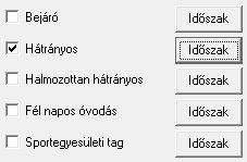 Diákszociális adatok dialógus A tanulók szociális adatainak (bejáró, veszélyeztetett, hátrányos, halmozottan hátrányos, stb.) csak az aktuális állapota volt eddig elérhető.