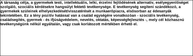 1. Szervezet azonosító adatai 1.1 Név 1.2 Székhely Irányítószám: 1 1 7 2 Település: Budapest Közterület neve: Hártya Közterület jellege: utca Házszám: Lépcsőház: Emelet: Ajtó: 26/a 1.