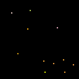 (a) (b) (c) (d) (e) 0 1 2 3 4 5 8 10 15 180 (f) 3.1. ábra. Az I. Teszteset rekonstrukciója zajmentes vetületekből. (a) Referencia orientáció-térkép. (b) Kezdő orientáció-térkép.