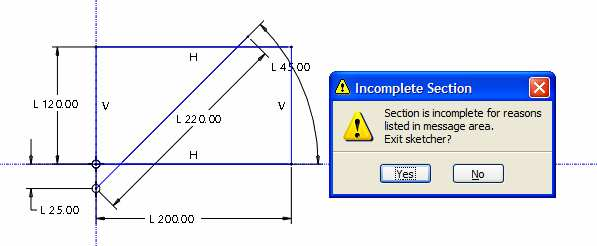 5.54. ábra A beméretezett hatszög A szög értékének megadása helyett használhatunk szerkesztıkört is.