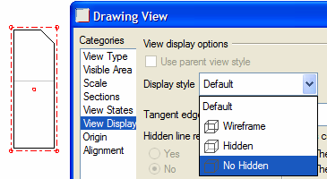 A vonalak láthatóságának beállítása 8.21. ábra A méretarány Amennyiben a rajzi alapbeállításokon nem változtattuk meg a model_display_for_new_views follow_environment beállítást pl.