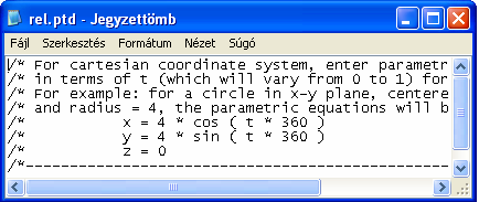 HALBRITTER ERNİ KOZMA ISTVÁN SZALAI PÉTER 9.2. ábra A segédgörbe felvételének kezdeményezése Ezt követıen a szoftver egy koordináta rendszer kijelölését kéri. / Select coordinate system Csys /.
