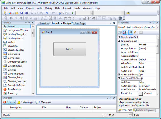 II.8. Rapid Application Development Environment Komponensalapú fejlesztés: using System; using System.Collections.Generic; using System.ComponentModel; using System.Data; using System.