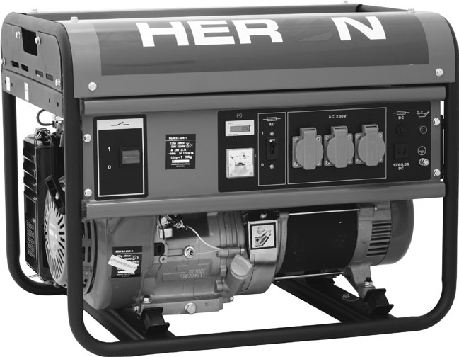 HERON EGM 55 AVR-1 (8896113) Generátor elektrického proudu / CZ Generátor elektrického prúdu / SK Elektromos áramot