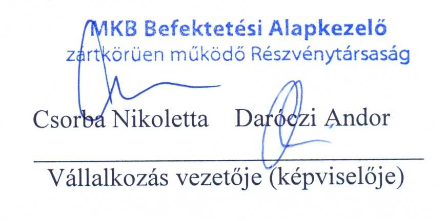 1.) MKB Természeti Kincsek III. Tıke és Hozamvédett Származtatott Befektetési Alap, melynek induló tıkéje 3.532.630 eft. 2.