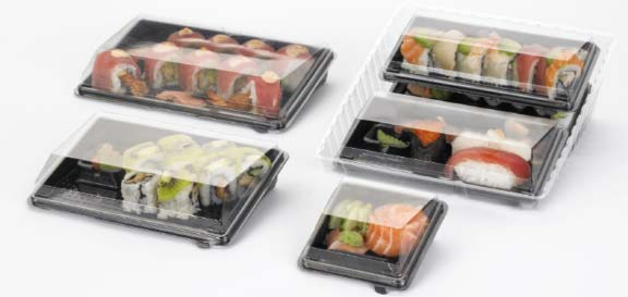 SushiBox Ez a kifejezetten az exkluzív sushi éttermekben ajánlott. Lehet tálcaként használni az étkezõ asztalon, vagy tányérként, azonnali fogyasztáshoz.