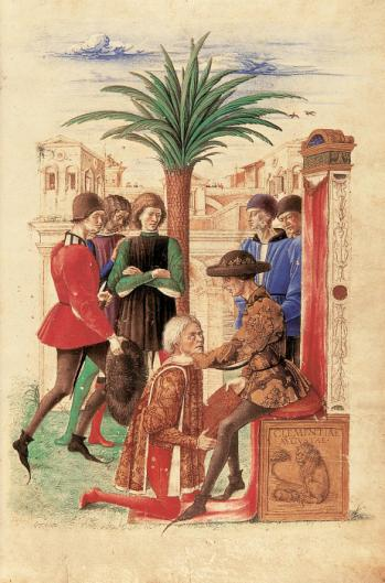 Képek Guarino Strabon-fordításának kéziratában (1459) Bibliothèque municipale d Albi Ms. 77.