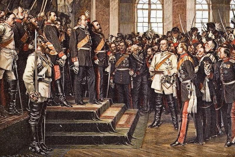 az egység megvalósulása A Franciaország elleni háború sikere (1870) után azonban az utolsó akadály is elhárult a német egységes (ám államszerkezetét tekintve szövetségi) állam megalakulása elől.