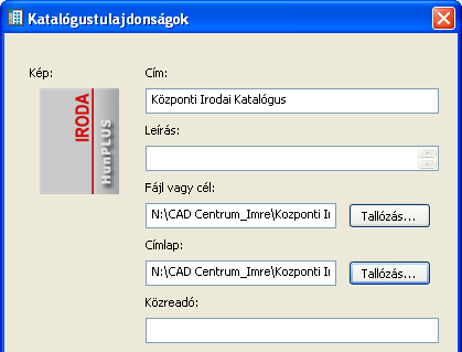 1.2.2 A központi Irodai Katalógus aktiválása a többi gépen Ha az előző fejezetben leírt módon már elkészült a Központi Irodai Katalógus, úgy az a többi gépen a következő módokon aktiválható.