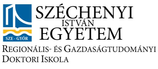 MINŐSÉGBIZTOSÍTÁSI TERV 2014 Széchenyi István Egyetem, Regionális- és