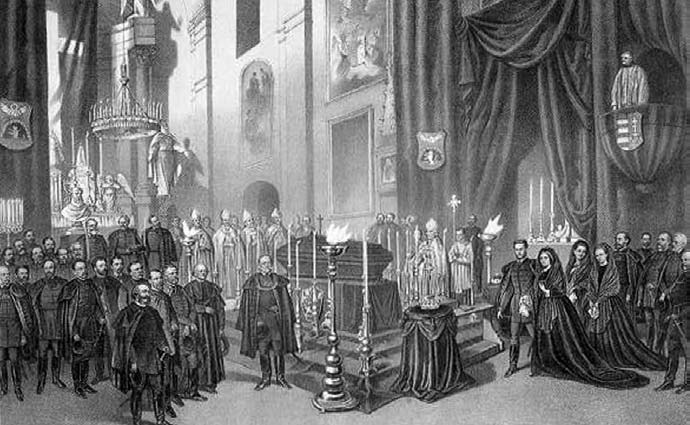 Batthyány Lajos gyászmiséje a ferencesek templomában tését a legszentebb indokok által parancsolt tisztjének tartá írta Dank Agáp elbeszélése alapján a Vasárnapi Ujság 1870.