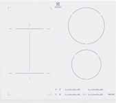 Sütés-főzés Főzőlapok Elektromos főzőlap EHI6540FOS Egy oldalon csiszolt indukciós főzőlap Világosszürke, 60 cm széles, 4 zónás indukciós főzőlap érintőkapcsolós vezérléssel, 14