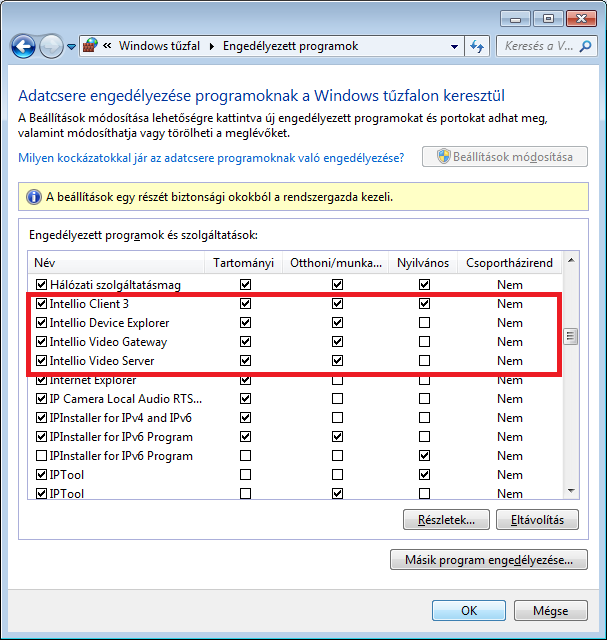 Intellio Activation Tool\IntellioActivationTool.exe) és ellenőrizze a termékkulcs állapotát. Ha szükséges, aktiválja a terméket.