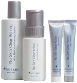 Nu Skin Clear Action Tisztítás a pattanásokon túl A RENDSZER ÁTTEKINTÉSE A Nu Skin Clear Action rendszer nem.