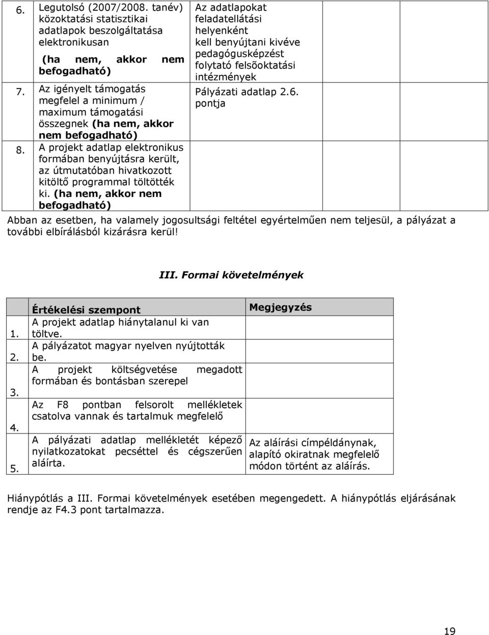 A projekt adatlap elektronikus formában benyújtásra került, az útmutatóban hivatkozott kitöltő programmal töltötték ki.