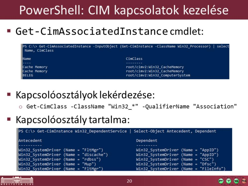 Get-CimAssociatedInstance -InputObject (Get-CimInstance -ClassName Win32_Processor)