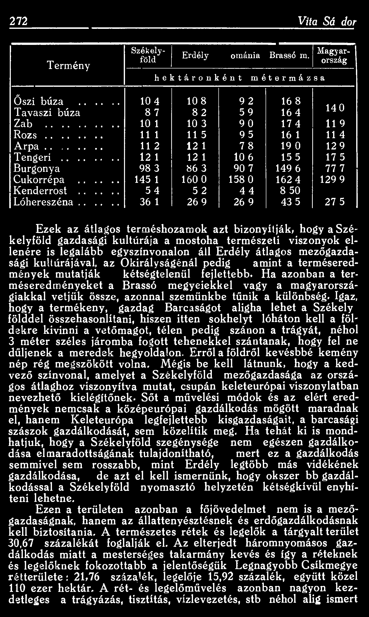 272 Vita Sándor Termény Székelyföld Erdély Románia Brassó m.