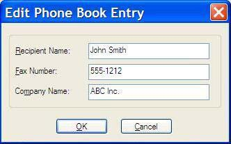 3. Az Edit Phone Book (Telefonkönyv szerkesztése) párbeszédpanelen jelöljön ki egy meglévő nevet, és kattintson az Edit (Szerkesztés) gombra.