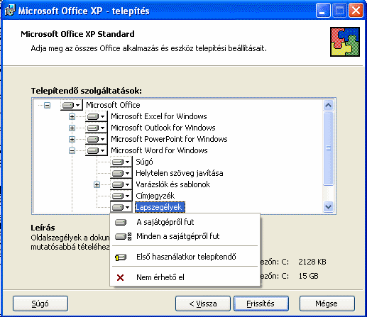 PROGRAMTELEPÍTÉS ÉS ELTÁVOLÍTÁS 19 1-1.