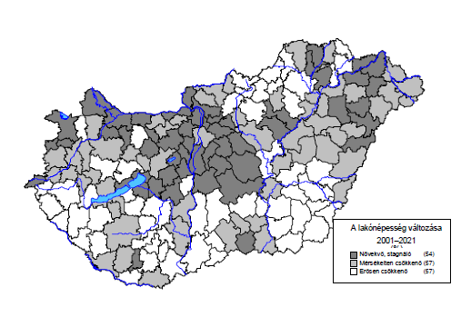 indukálják a növekedést, míg a szintén gyarapodást mutató Észak-Alföldön a magas termékenység a pozitív előrejelzés eredője.