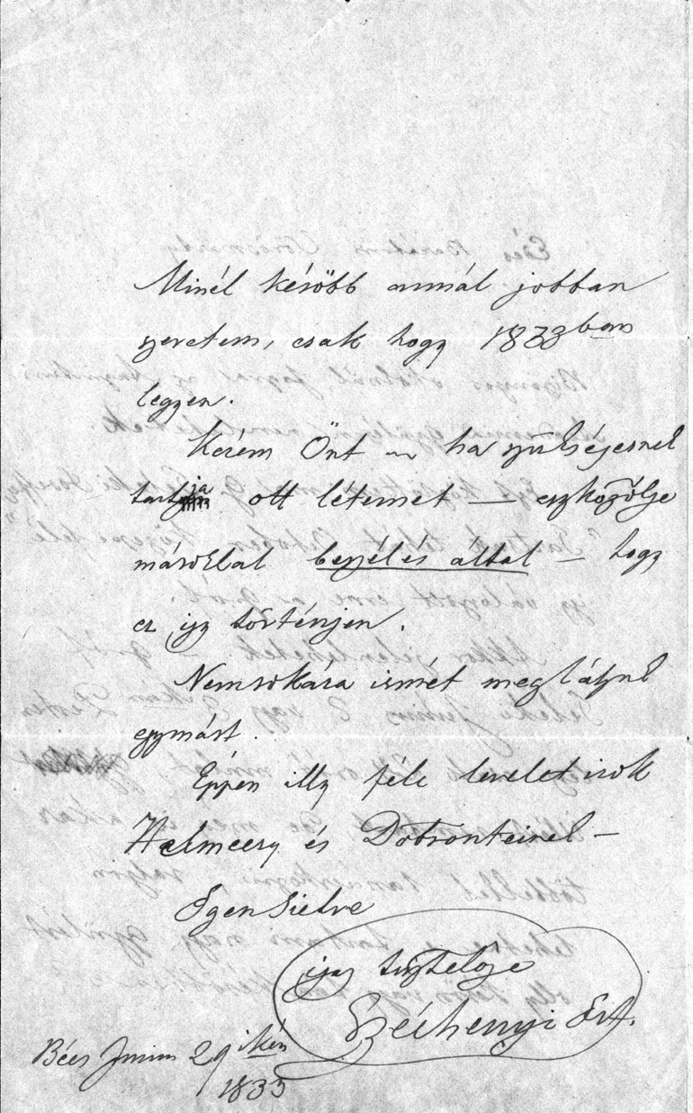 A VÖRÖSMARTY-GYŰJTEMÉNY 145. Pest, 1830. nov. 22., 2 f. [Kk 17 18. 182.] 146. Pápa, 1832. nov. 4., 2 f. [Kk 17 18. 209.] 147. Pápa, 1834. márc. 4., 2 f. [Kk 17 18. 223.] 148. Pápa, 1834. aug. 25.