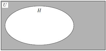 5. ábr: A H hlmz komplemetere Forrás: Bíró és Vcze (000) Tetszőleges H,K,L U hlmzr teljesülek következők: () U c =, c = U; () (K c ) c = K; (3) K K c = U, K K c = ; (4) h K = H, kkor K c = H c ; (5)