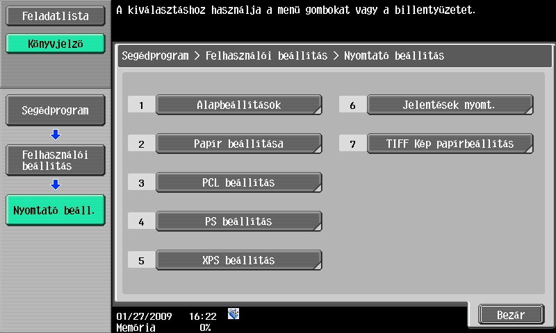 10 Szkennelési/fax beállítások Megadható beállítások Módosíthatók a fax/szkennelés funkciók beállításai, a műveletek egyszerű végrehajtása érdekében. 10.