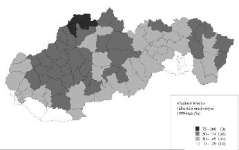 nemzeti populizmus és választási magatartás 125 ugyanúgy ivan gašparovič 2009-ben a legszerényebb, a 30%-ot sem (vagy alig) meghaladó eredményeit.