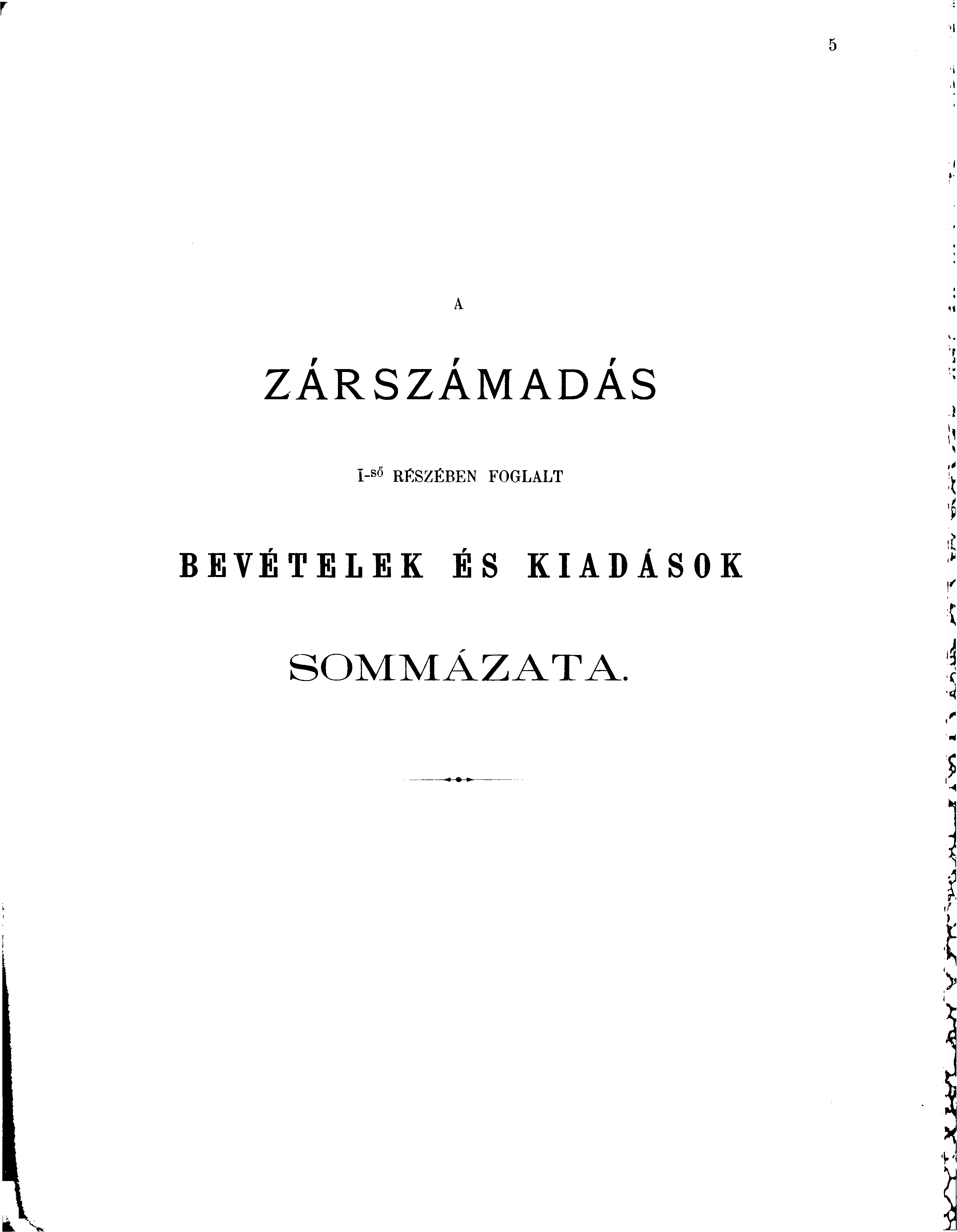 ZÁRSZÁMADÁS I- sö RÉSZÉBEN