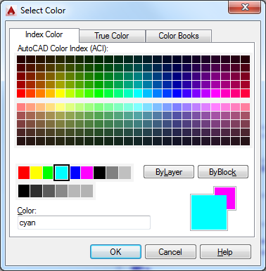 30 FÓLIÁK ÉS TULAJDONSÁGOK szédpanelt a színválasztó lista Select Colors (Szín választása) elemével jelenítjük meg.