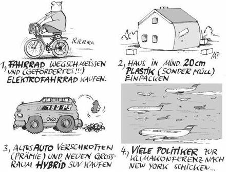 Hogyan mentsük meg a klímát? 1) Biciklit eldobni és (támogatott) elektromos biciklit venni 2) A házat min.