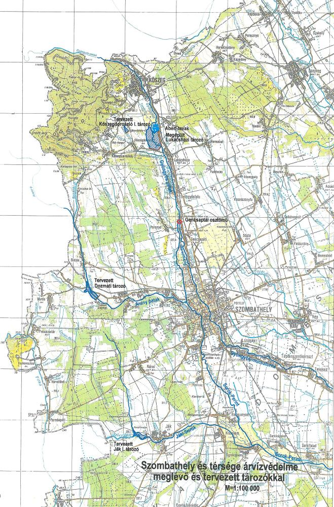 Szombathely és térsége árvízvédelme a meglévő és tervezett tározókkal Szombathely és térsége árvízvédelme: Lukácsházi tározó üzemeltetése Szombathely és a környező települések