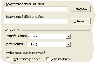 Nézzük, mit lehet beállítani egy ilyen őrlap esetén.