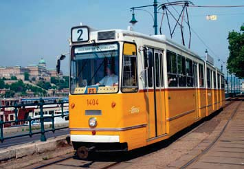 10 Sightseeing with the Budapest Card SIGHTSEEING WITH TRAM NUMBER 2 There are not many tram rides where it is possible to see all the best tourist attractions for the price of just a single ticket