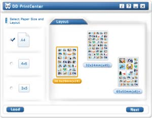 DD PrintCenter bevezetés A DD PrintCenter lehetővé teszi, hogy egyszerűen nyomtasson digitális képeket számos sablon használatával.
