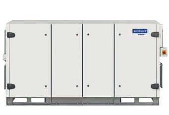 Kompakt REU KOMPKT REU 000 Panelvastagság 45 mm Tömeg Névleges légmennyiség 800 (2/2/280) kg 000m³/h Tápfeszültség 3~ 400 V Maximális üzemi áramfelvétel 9,6 Festés színe RL 035 Szabályozó automatika